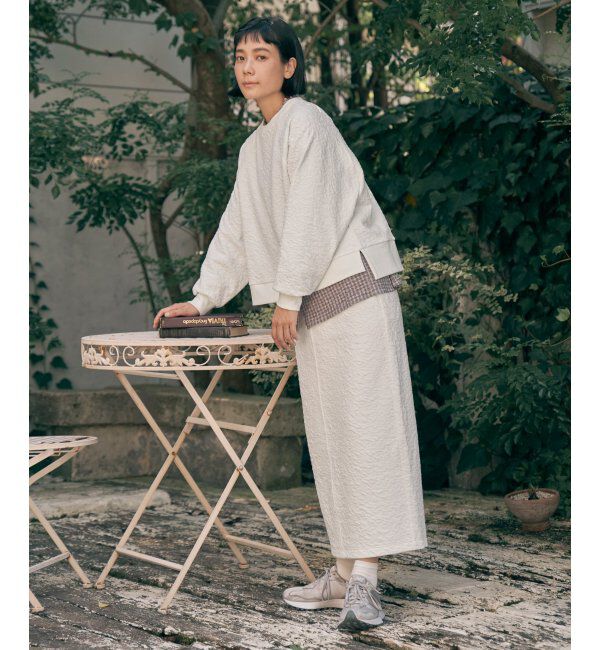 Lbc with Life「【セットアップ対応】フクレジャカードIラインスカート」|スカート|