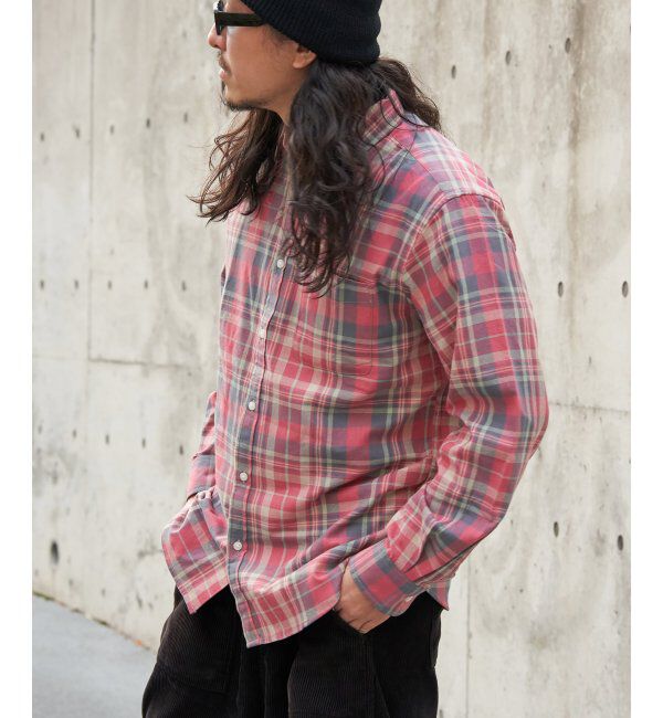 VENCE share style「U.S COTTON チェックシャツ」|シャツ・ブラウス|ピンク