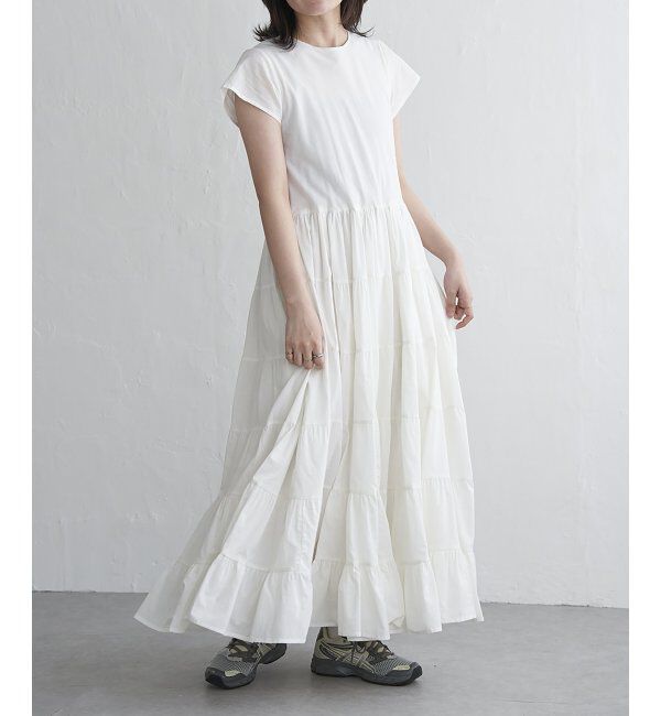 VENCE share style「コットンティアードワンピース」|ワンピース|