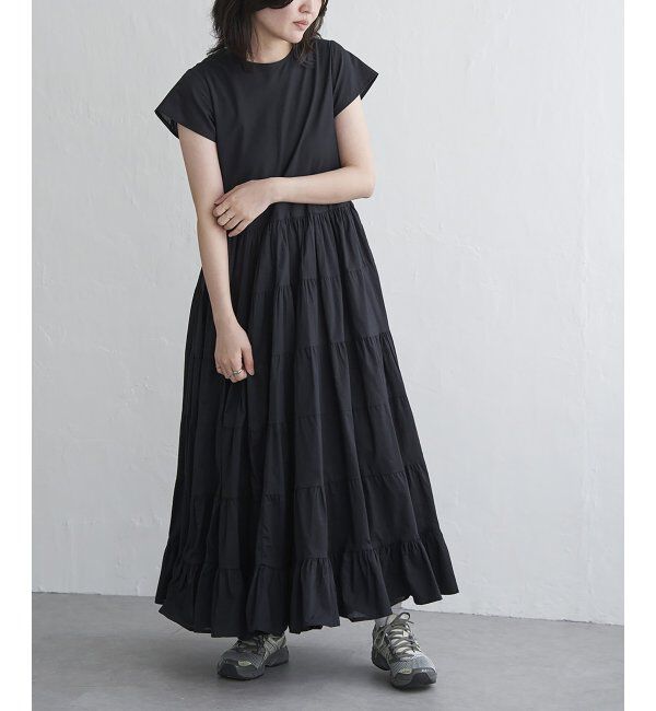 VENCE share style「コットンティアードワンピース」|ワンピース|