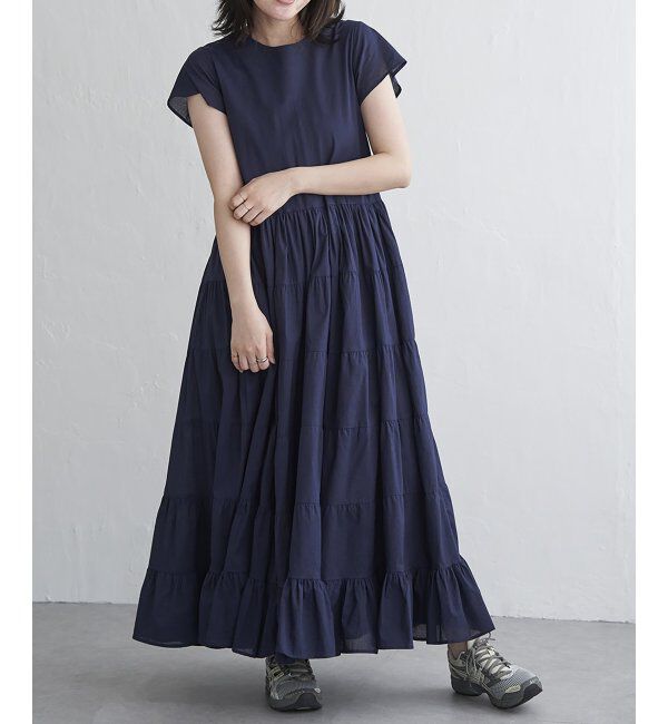 VENCE share style「コットンティアードワンピース」|ワンピース|