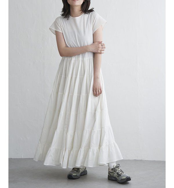 VENCE share style「コットンティアードワンピース」|ワンピース|