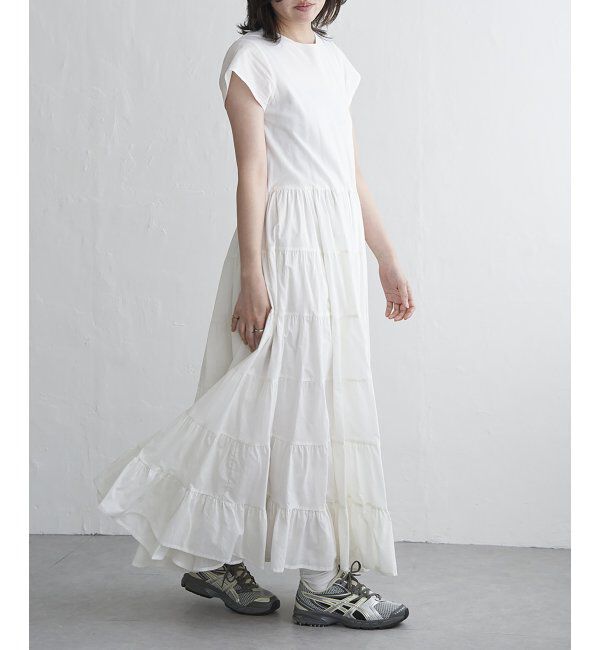 VENCE share style「コットンティアードワンピース」|ワンピース|