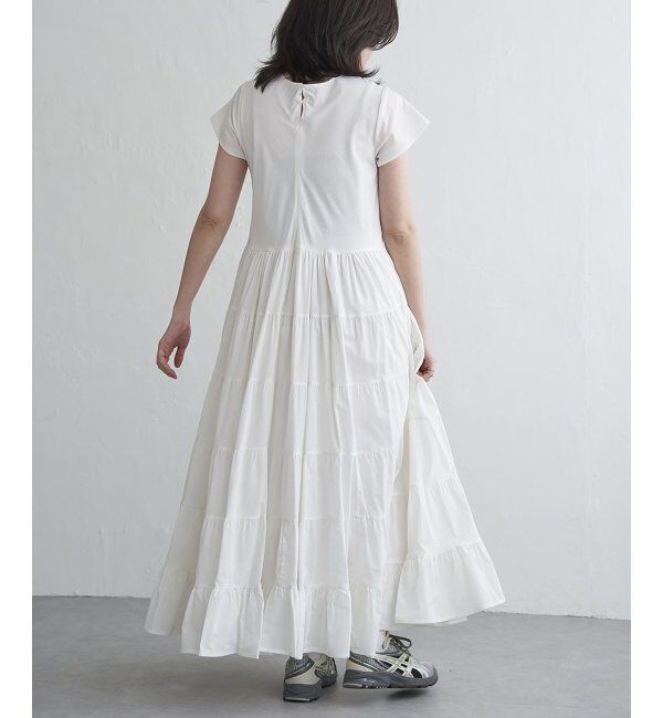 VENCE share style「コットンティアードワンピース」|ワンピース|