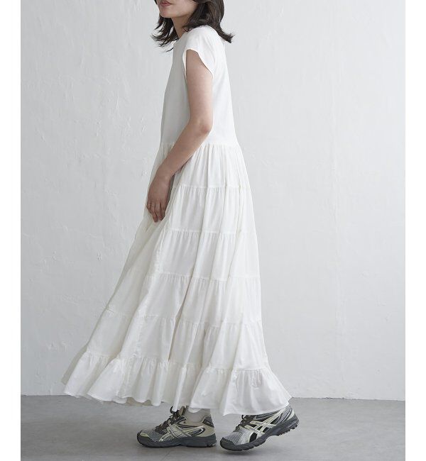 VENCE share style「コットンティアードワンピース」|ワンピース|