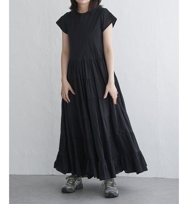 VENCE share style「コットンティアードワンピース」|ワンピース|