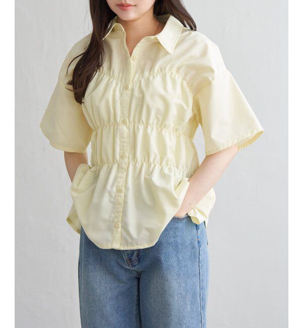 VENCE share style「ブロードシャーリングシャツHS」|シャツ・ブラウス|