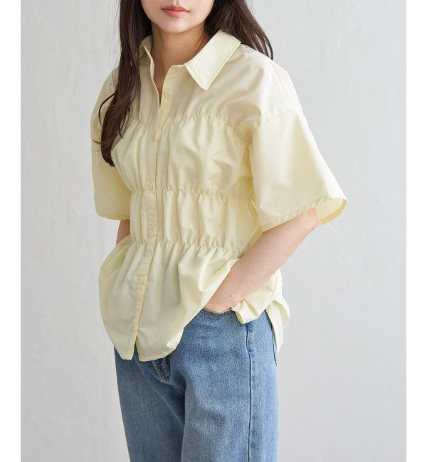 VENCE share style「ブロードシャーリングシャツHS」|シャツ・ブラウス|