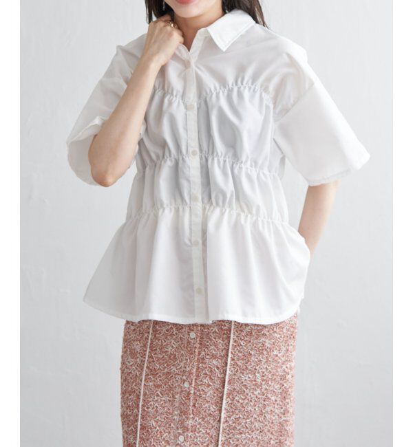 VENCE share style「ブロードシャーリングシャツHS」|シャツ・ブラウス|