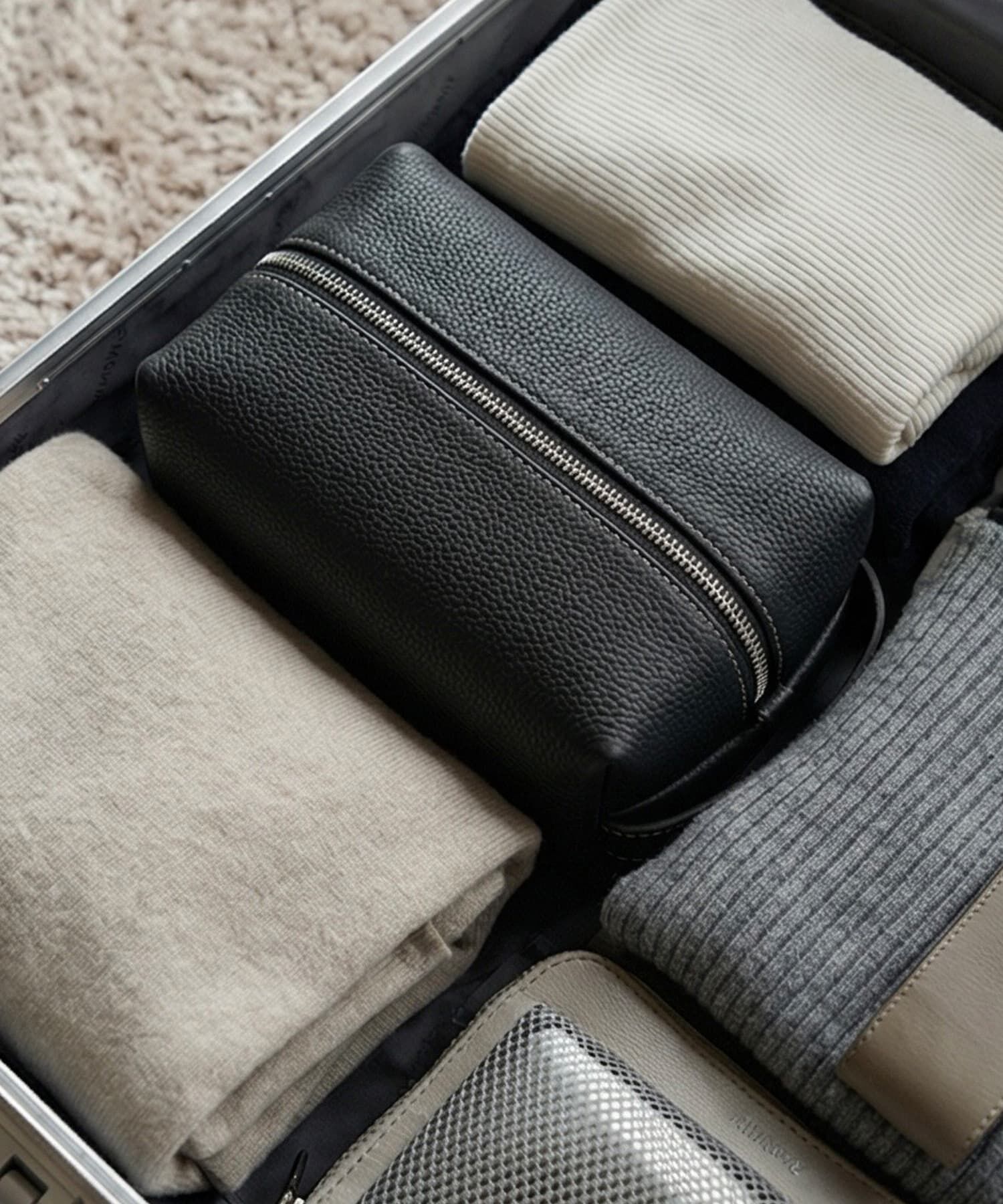 STYLE DELI「【DELI by】リアルレザーポータブルコスメポーチ」|ポーチ|