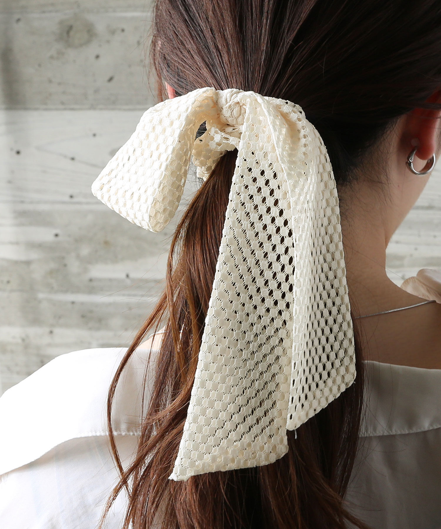 colleca la「レースリボンシュシュ」|ヘアゴム・シュシュ|