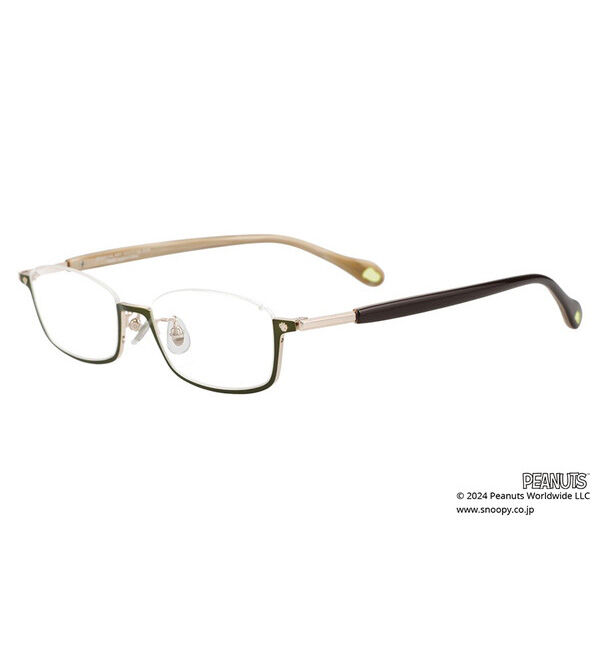  「スクエア型 メガネ |  Zoff PEANUTS COLLECTION 4 (リテラリーエース モデル) スヌーピー  レンズ交換券付」|メガネ|