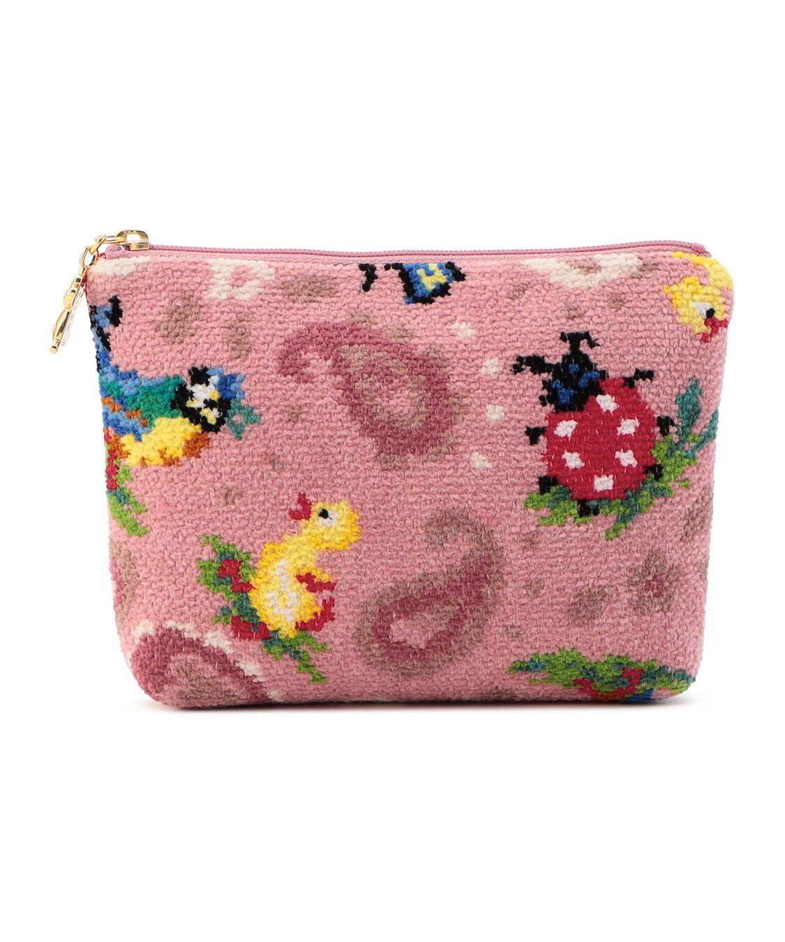 FEILER「ハイジペイズリー　舟型ポーチ　HPY-257015」|ポーチ|ピンク