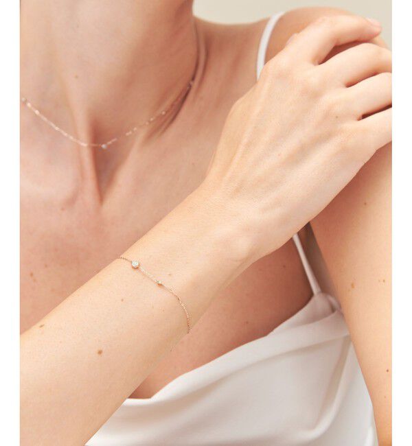 ete「K10MPG オパール ブラウンダイヤモンド ブレスレット」|ブレスレット・バングル|