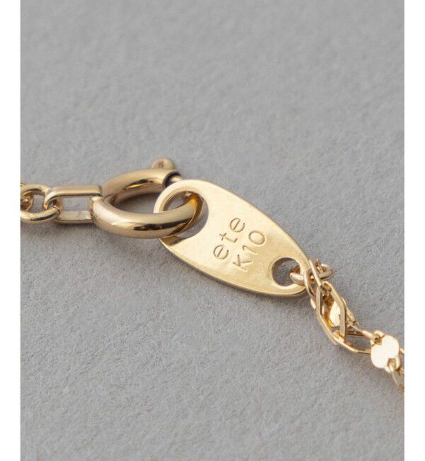 ete「K10YG レイヤード ブレスレット」|ブレスレット・バングル|