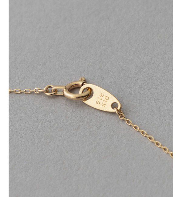 ete「K10YG ブリリアント ダイヤモンド ネックレス」|ネックレス|