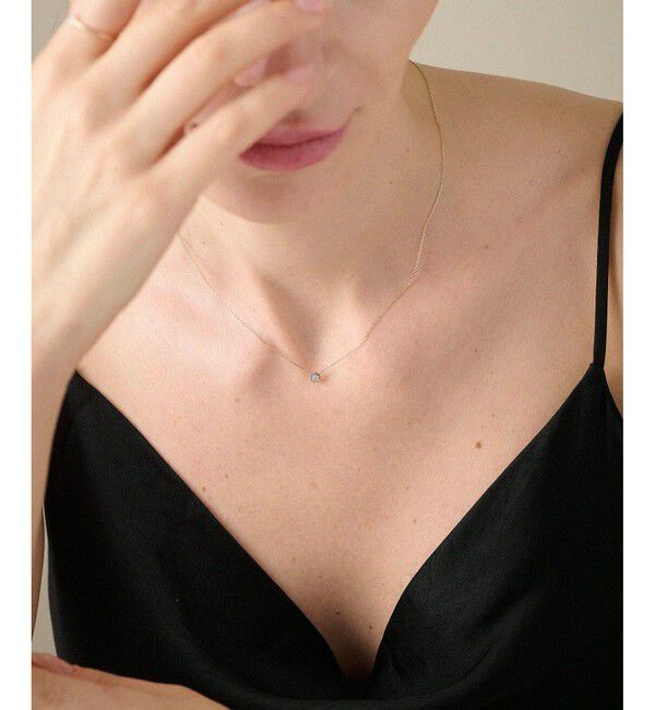 ete「K10YG ブリリアント ダイヤモンド ネックレス」|ネックレス|