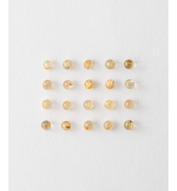 Jouete「[ピンズ] K10YG ピアス ルチレイテッドクォーツ」|ピアス|