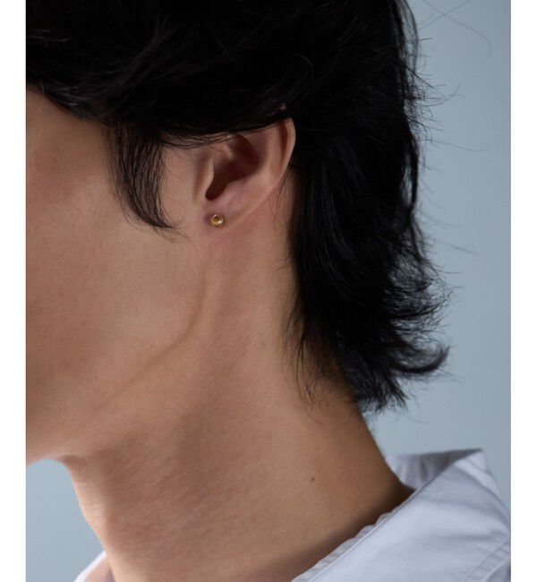 Jouete「[ピンズ] K10YG ピアス ルチレイテッドクォーツ」|ピアス|