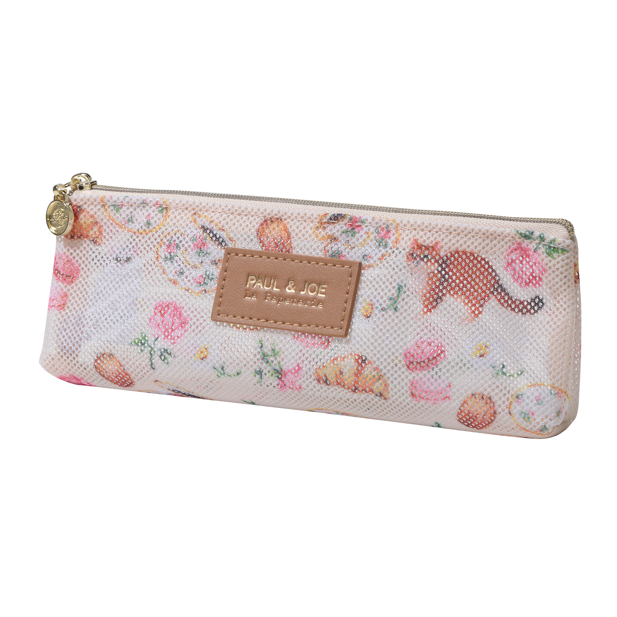 PAUL&JOE「プリントメッシュペンケース／ポール＆ジョー」|ステーショナリー|