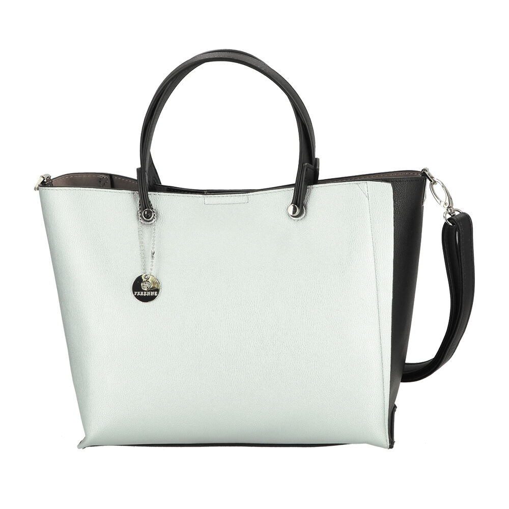 BACKYARD FAMILY「トートバッグ レディース 通勤 通販 通学 3way 2way ショルダーバッグ 斜めがけ 肩掛け」|トートバッグ|シルバー1