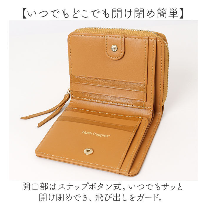 BACKYARD FAMILY「hush puppies ハッシュパピー 二つ折り 財布 通販 二つ折り財布 お財布 2つ折り財布」|財布|