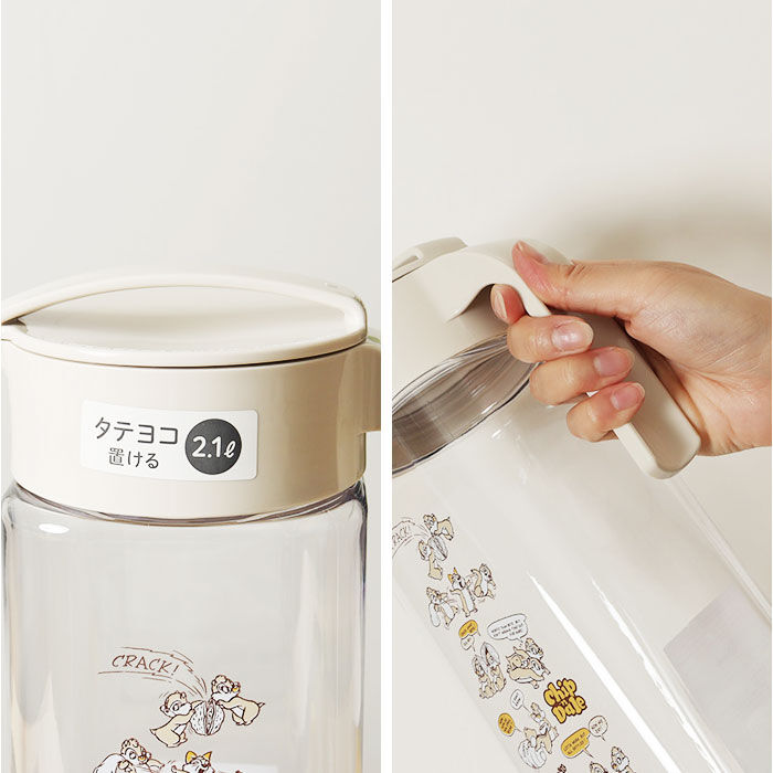 BACKYARD FAMILY「ピッチャー 耐熱 通販 冷水筒 約 2リットル 2.1l 水差し 冷水ポット 麦茶ポット 横置き」|食器・キッチングッズ|