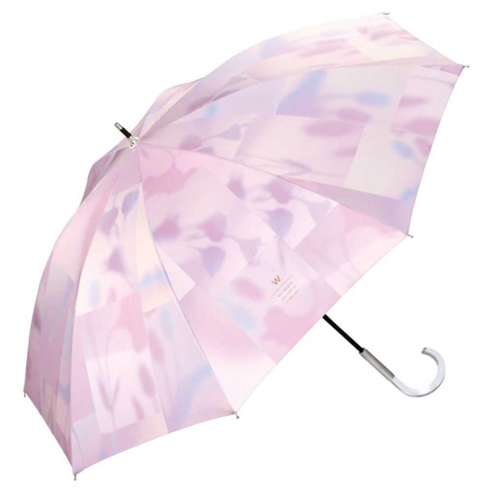 BACKYARD FAMILY「wpc 日傘 長傘 完全遮光 通販 晴雨兼用傘 傘 晴雨兼用 完全 遮光 雨傘 かさ カサ」|傘|ピンク1