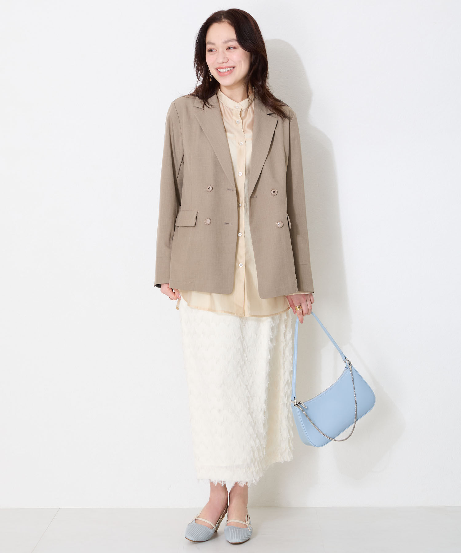 ORiental TRaffic「●2025春夏新作●リブニット細ストラップパンプス/51114 人気 トレンド 売れてる パンプス ニット」|パンプス|