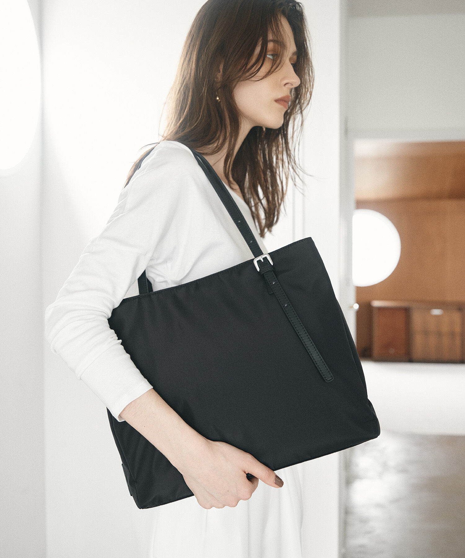 TOPKAPI TREASURE「【TREASURE TOPKAPI】ナイロン スクエア A4 トートバッグ」|トートバッグ|