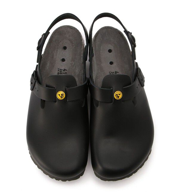 BIRKENSTOCK「【ビルケンシュトック】トキオ ESD/ブラック ナチュラルレザー/クロッグ メンズ」|サンダル|