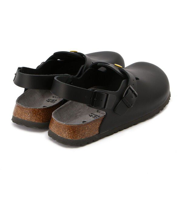 BIRKENSTOCK「【ビルケンシュトック】トキオ ESD/ブラック ナチュラルレザー/クロッグ メンズ」|サンダル|