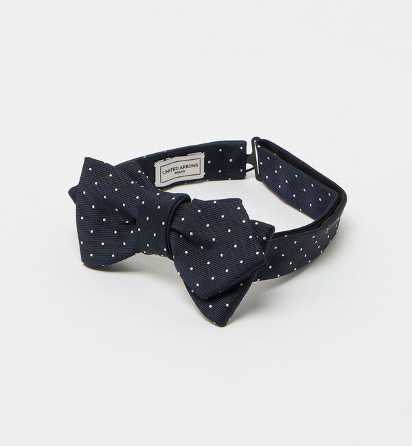 UNITED ARROWS「ミニ ドット ジャカード ボウタイ」|ネクタイ・蝶ネクタイ|NAVY