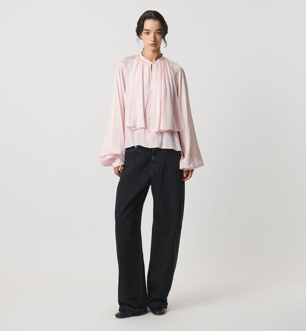 AEWEN MATOPH「＜AEWEN MATOPH＞スカーフ ラグランブラウス ‐ウォッシャブル‐」|シャツ・ブラウス|