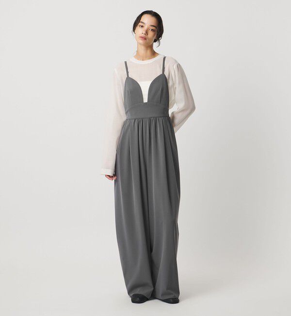 AEWEN MATOPH「＜AEWEN MATOPH＞ハートネックサロペット」|オールインワン|MD.GRAY