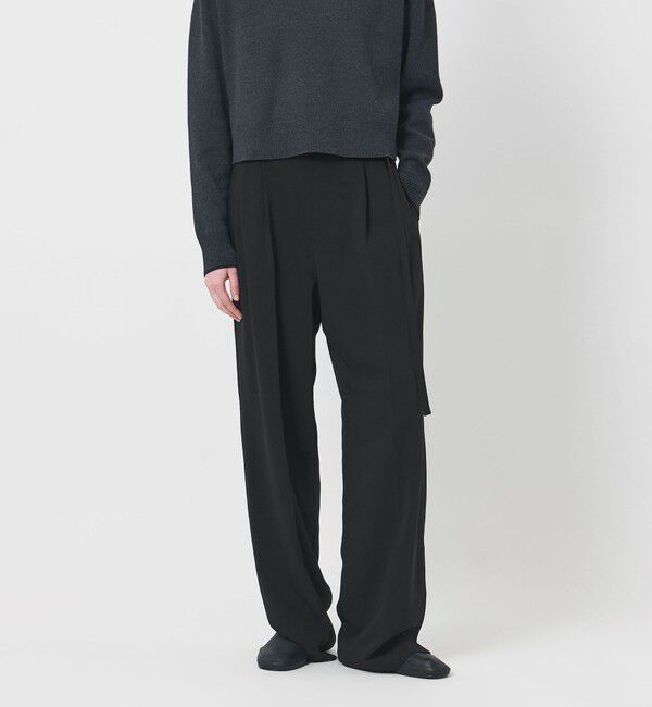 AEWEN MATOPH「＜AEWEN MATOPH＞ハイウエストベルトパンツ」|その他|BLACK