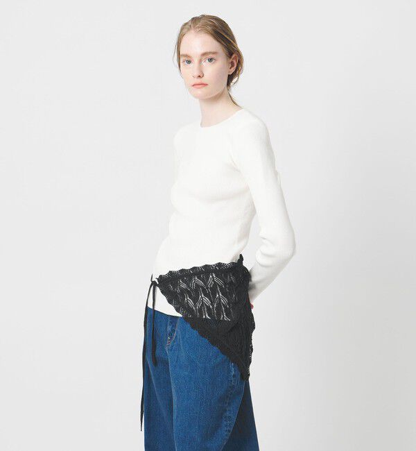 AEWEN MATOPH「＜AEWEN MATOPH＞ニットレーススカーフ」|マフラー|