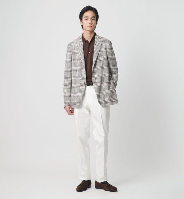 UNITED ARROWS「コットン ハイゲージ  ニットポロシャツ」|ニット・セーター|