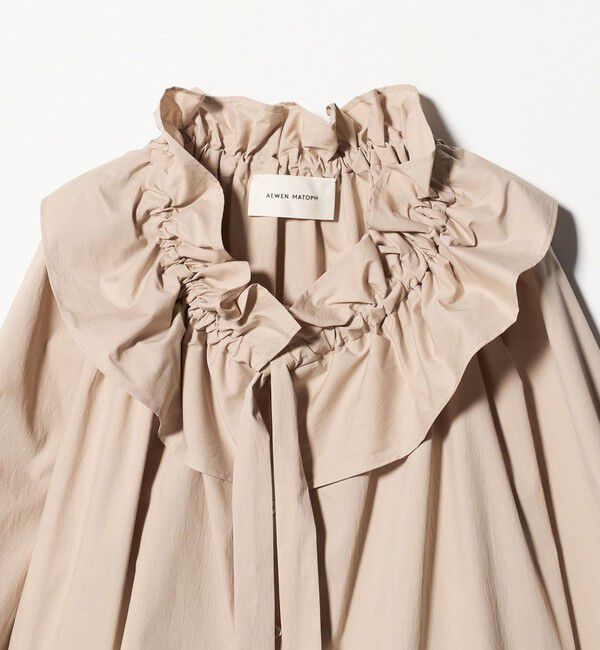AEWEN MATOPH「＜AEWEN MATOPH＞ギャザーリボンブラウス ‐ ウォッシャブル ‐」|シャツ・ブラウス|
