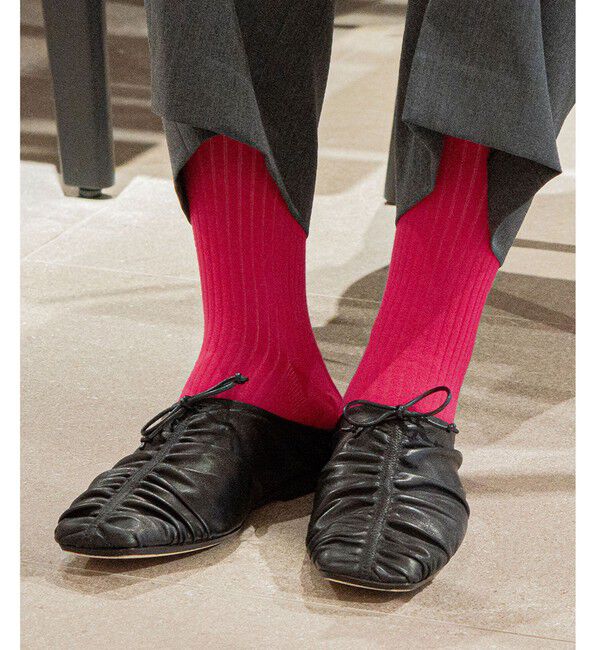 UNITED ARROWS green label relaxing「＜MAEE＞コンプレッションソックス（コットンリブ）/ 着圧ソックス / 靴下」|ソックス|