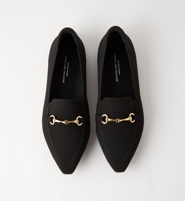 UNITED ARROWS green label relaxing「ウェルネス ニット ローファー -撥水・ウォッシャブル-」|デッキシューズ|