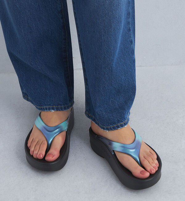 UNITED ARROWS green label relaxing「【国内EXCLUSIVE】＜OOFOS＞ OOmega LUXE サンダル」|サンダル|その他1