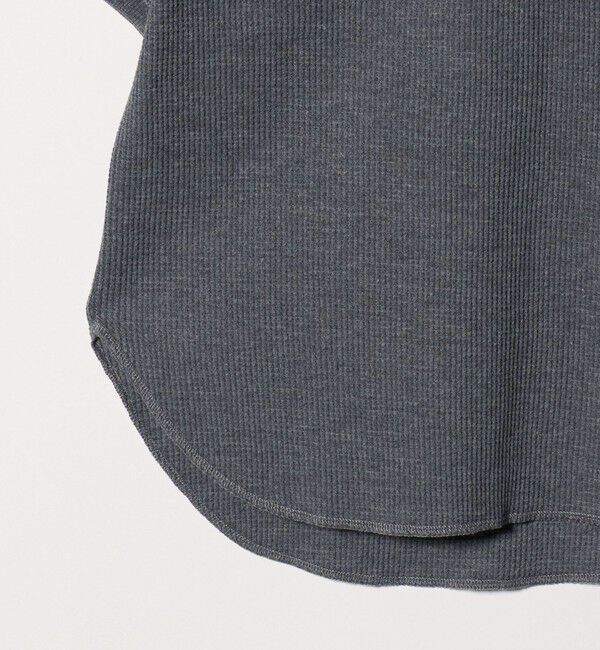 UNITED ARROWS green label relaxing「【WEB限定】＜at ease＞ワッフル ヘンリーネック 5分袖 プルオーバー カットソー」|Tシャツ・カットソー|