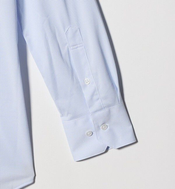 UNITED ARROWS green label relaxing「ドット ジャージー ボタンダウン ドレスシャツ -ストレッチ・イージーアイロン・吸水速乾・抗菌-」|シャツ・ブラウス|