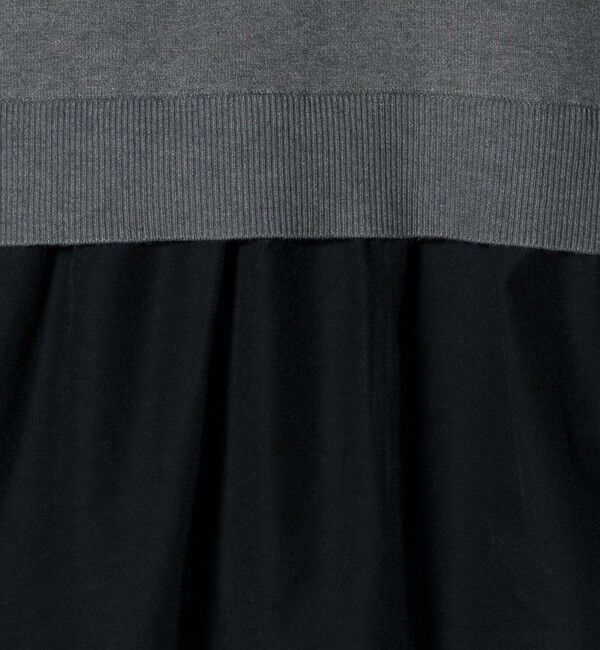 UNITED ARROWS green label relaxing「ポロニット ドッキング プルオーバー」|ニット・セーター|