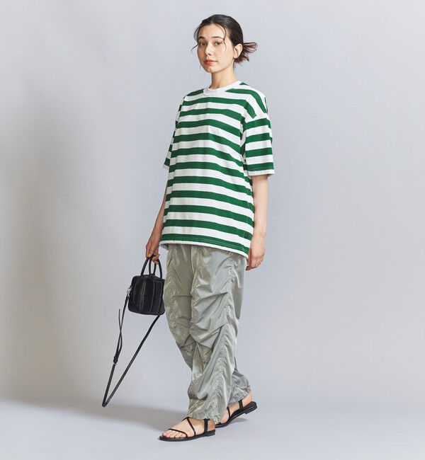 BEAUTY&YOUTH UNITED ARROWS「＜DAIWA PIER39＞ドローストリング ボーダー Tシャツ」|Tシャツ・カットソー|