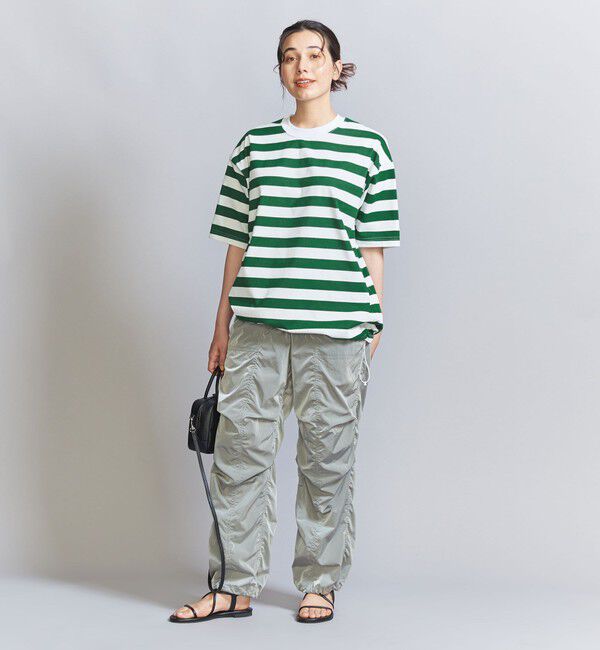 BEAUTY&YOUTH UNITED ARROWS「＜DAIWA PIER39＞ドローストリング ボーダー Tシャツ」|Tシャツ・カットソー|