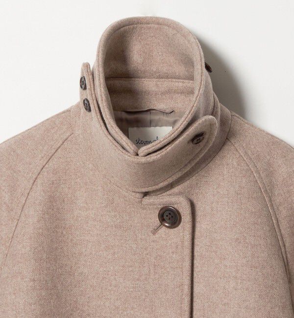 ERIさま　steven alan ウール ショートコート/トートバッグおまとめ Steven Alan＞ウール カシミヤ テント ショートコート（STEVEN ALAN