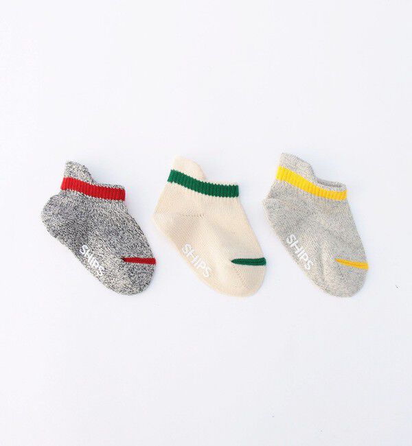 SHIPS KIDS「SHIPS KIDS:ネップ アンクル 3Pソックス」|ソックス|その他1