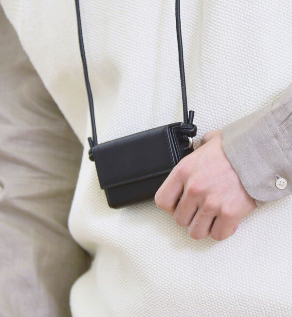 SHIPS any「SHIPS any: スクエア ミニ ネック ポーチ◇」|その他|ブラック